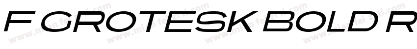 F Grotesk Bold Regular字体转换